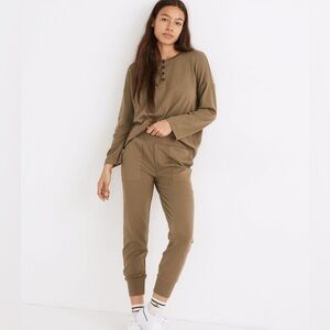 Madewell curvy mwl breeze skinny joggers